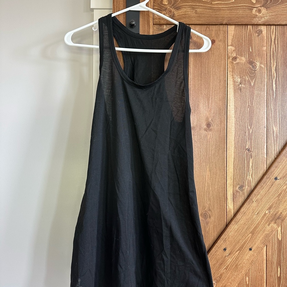 Black Sleeveless Nightgown